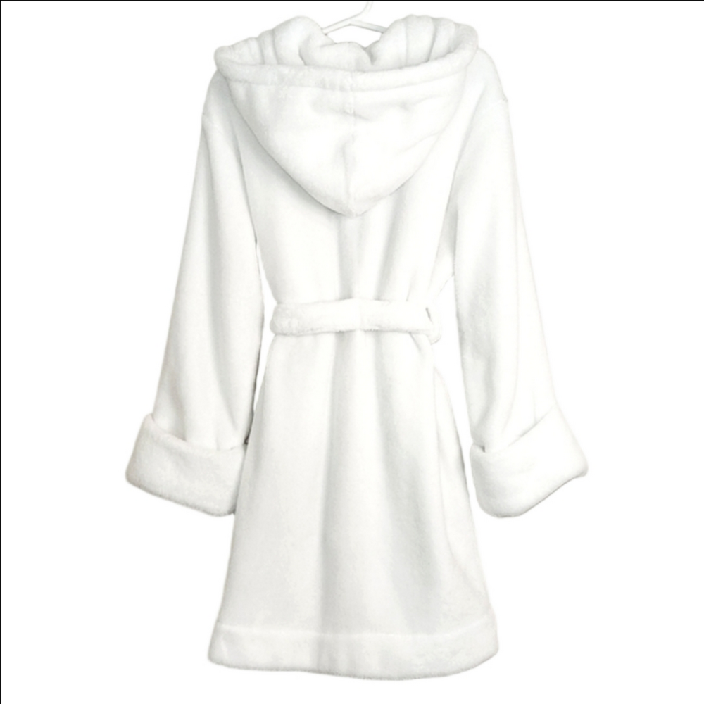 GAP Kids White Recycled Fuzzy Robe, Size 6 ~ EUC - Picture 2 of 5